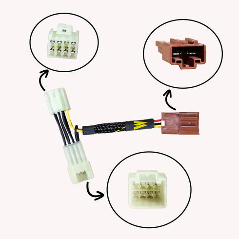 WOODCRAFT KEY SWITCH ELIMINATION HARNESS HONDA 2004-2007 CBR1000RR